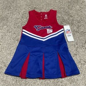 NWT Girl’s NFL New York Giants Cheerleading Dress Size 12m